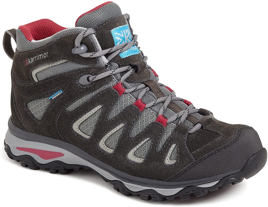 Karrimor Isla Mid Weathertite Black High Rise Hiking Boots