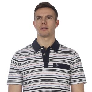 Original Penguin Multi Stripe Polo Shirt