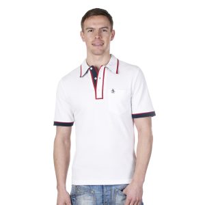 Original Penguin Tri Colour Earl Polo Shirt